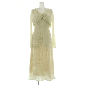 【中古】ハーリップトゥ Her lip to 24AW Moon Glow Dot Pleated Dress ワンピース M アイボリー /MY ■OS レディース 【ベクトル 古着】 260320