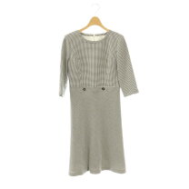 1万円お値下げCourreges ブランドマーク総柄 大人可愛いワンピ 