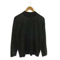 【中古】ピーエスポールスミス PS Paul Smith ウール配色ラメ混モックネックニット カットソー プルオー…