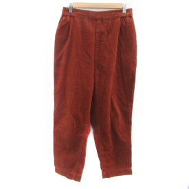 【中古】ニコアンド Niko and.. コーデュロイパンツ テーパードパンツ イージー 七分丈 3 茶色 ブラウン /HO32 レディース 【ベクトル 古着】 230927