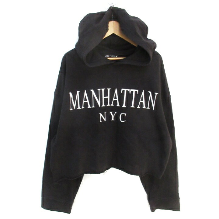 楽天市場】【中古】ザラ ZARA パーカー スウェット プルオーバー 
