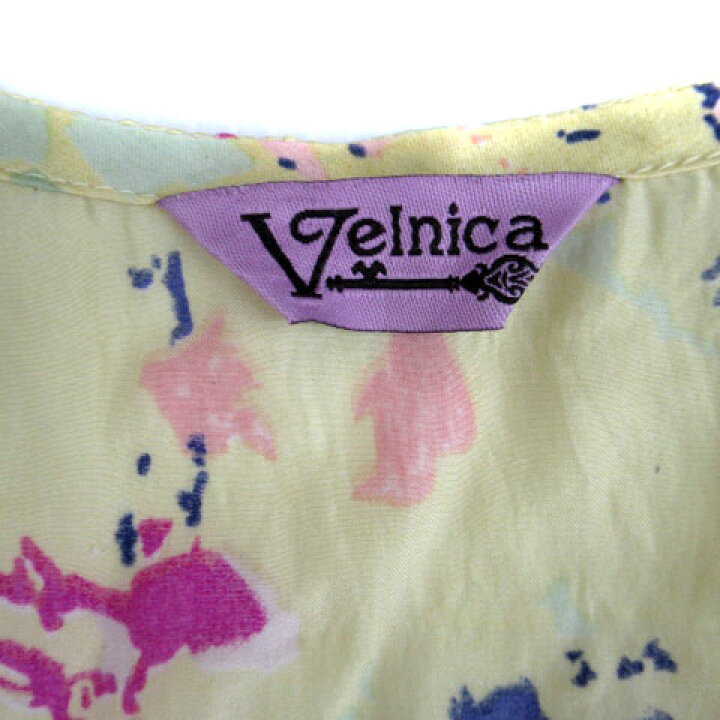 楽天市場】【中古】ヴェルニカ Velnica ワンピース ひざ丈 長袖 V  