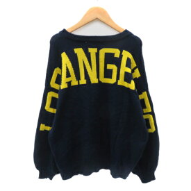 【中古】ニコアンド Niko and.. ニット セーター 長袖 オーバーサイズ 3 紺 ネイビー /YK35 レディース 【ベクトル 古着】 250107