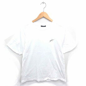 【中古】ムルーア MURUA Tシャツ カットソー 丸首 花柄プリント 半袖 F ホワイト 白 /TT10 レディース 【ベクトル 古着】 220317