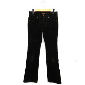 【中古】リーバイス レディースタイル LEVI'S LADY STYLE パンツ フレア コーデュロイ ローライズ コットン 綿 ジップフライ 28 ディープブラウン /NT3 レディース 【ベクトル 古着】 231207