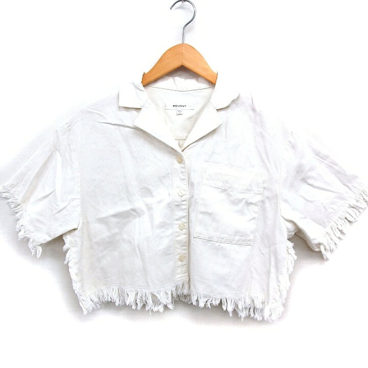 楽天市場】【中古】マウジー MOUSSY 半袖 シャツ ブラウス オープン  