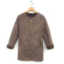 楽天市場】sonny label ノーカラーフェイクムートンコートの通販