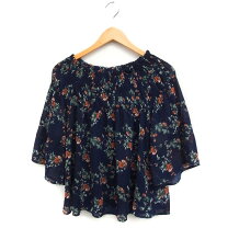 楽天市場】オフショルダー（柄花・植物）（トップス｜レディース 
