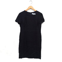 LANVIN ランバン ワンピース S 黒 【古着】【中古】【送料無料】｜楽天  