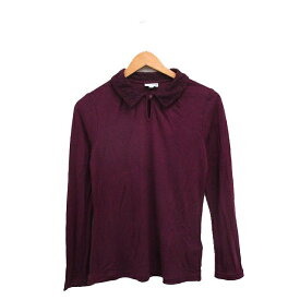 【中古】ホコモモラデシビラ Jocomomola de Sybilla カットソー Tシャツ 長袖 レース コットン 40 パープル 紫 /KT25 レディース 【ベクトル 古着】 251004