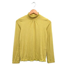【中古】未使用品 ホコモモラデシビラ Jocomomola de Sybilla タグ付き カットソー Tシャツ 長袖 タートルネック レース 40 イエロー 黄 /KT28 レディース 【ベクトル 古着】 250908