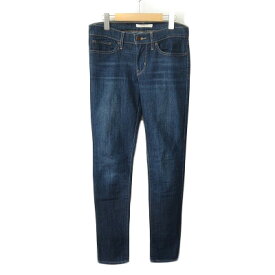 【中古】リーバイス Levi's パンツ ジーンズ デニム スキニー 27 青 ブルー レディース 【ベクトル 古着】 240330