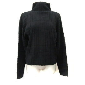 【中古】マウジー moussy ニット セーター オフタートル 長袖 F 黒 ブラック /YI ■MO レディース 【ベクトル 古着】 231117