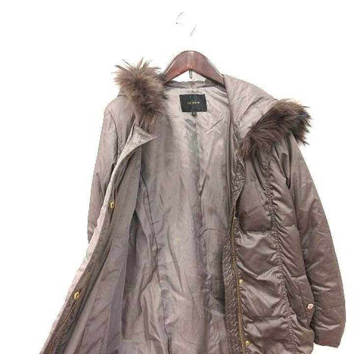 楽天市場】【中古】ルジュール LE JOUR ダウンコート ロング ジップ 