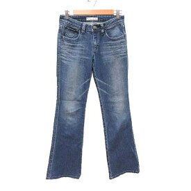 【中古】リーバイス Levi's パーフェクトボディ Parfect Body デニムパンツ ジーンズ フレア バギー ロング 29 青 ブルー /CT レディース 【ベクトル 古着】 231222