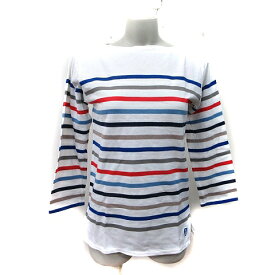 【中古】オーチバル ORCIVAL オーシバル カットソー ボーダー 七分袖 16A マルチカラー /YI レディース 【ベクトル 古着】 250724