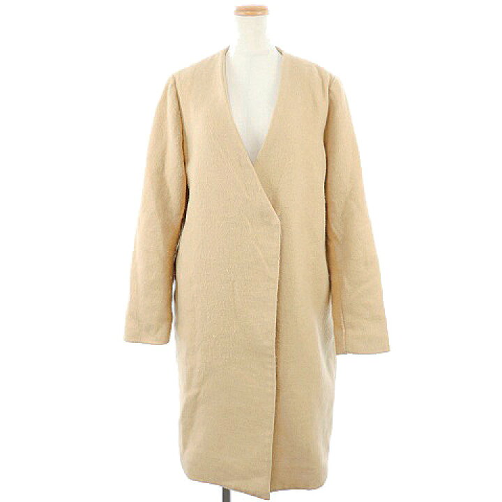 楽天市場】【中古】ラグナムーン LagunaMoon コート ノーカラー ロング 