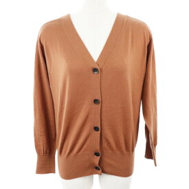 【中古】スピック&スパン Spick&Span 18AW カーディガン ニット 長袖 ボタンアップ ウール 茶色 ブラウン /MO レディース 【ベクトル 古着】 191220 ベクトルプレミアム店