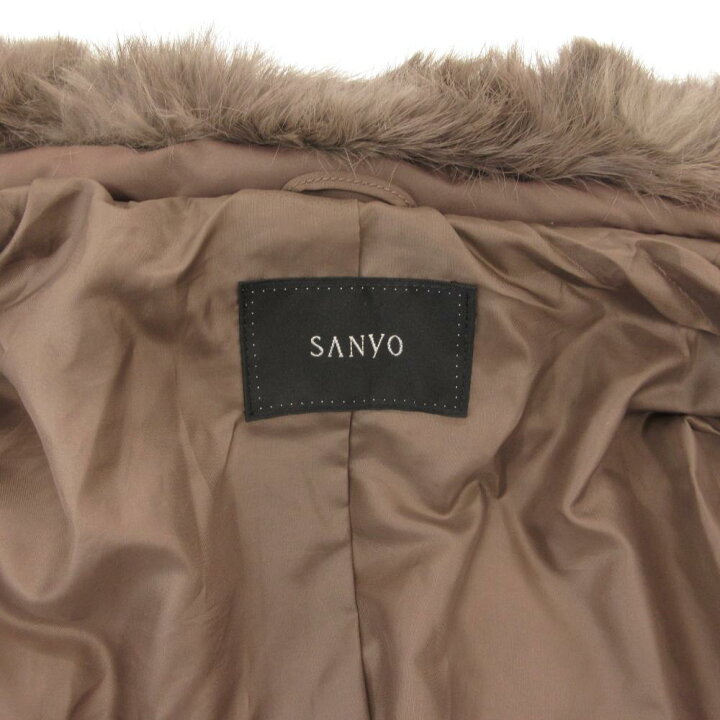 楽天市場】【中古】サンヨウ SANYO キルティングダウンコート ロング 