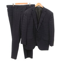 TETE HOMME スーツ MEDIUM ブラック メンズ テットオム スーツ タイ