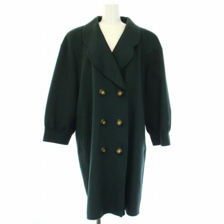 楽天市場】【中古】レリアン Leilian ロングコート ダブル カシミヤ  