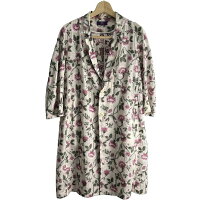 楽天市場】ロングコート レディース（柄花・植物）（コート 