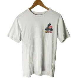 【中古】パレス スケートボード PLACE SKATEBOARDS surf co Tシャツ カットソー ロゴプリント 半袖 M 白 ホワイト メンズ 【ベクトル 古着】 250824
