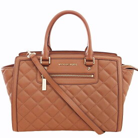 【中古】マイケルコース MICHAEL KORS 極美品 キルティング 2WAY ハンドバッグ ショルダーバッグ レザー 30F4GZQS3L ブラウン 0410 レディース 【ベクトル 古着】 240417