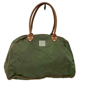 【中古】オロビアンコ OROBIANCO ボストンバッグ トラベルバッグ ナイロン レザー カーキ メンズ 【ベクトル 古着】 250905
