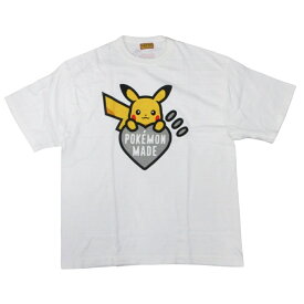 【中古】未使用品 ヒューマンメイド HUMAN MADE POKEMON MADE GRAPHIC T-SHIRT 札幌限定 Tシャツ 半袖 プリント グラフィック 2XL 白 ホワイト メンズ 【ベクトル 古着】 251121