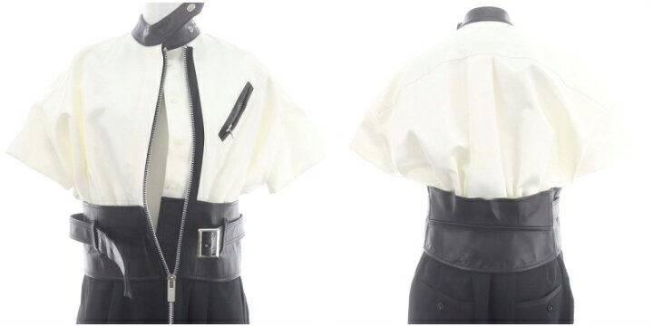 楽天市場】【中古】サカイ sacai レザーベルトドッキングワンピース  