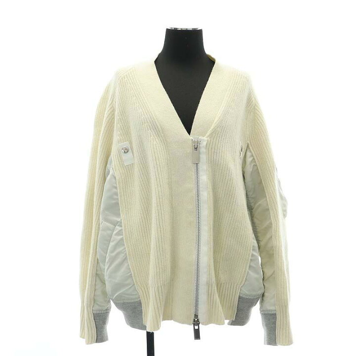 楽天市場】【中古】サカイ sacai 22AW Wool Knit x Nylon Twill 