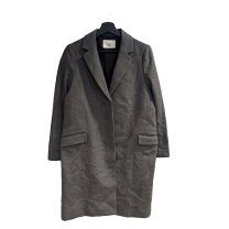 未使用 フレームワーク グレンチェック コクーンコート ロング 【未 