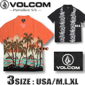 ボルコム アロハシャツ メンズ 半袖 トップス VOLCOM USA企画 ヴォルコム サーフブランド スノボ スケボー 【あす楽対応】A0412200