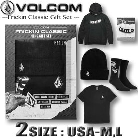 VOLCOM ボルコム パーカー Tシャツ ビーニー メンズ 福袋 ギフトセット ソックス ピンバッジ ヴォルコム サーフブランド スノボ スケボー クリスマスプレゼント 贈り物 【あす楽対応】 M L D6742201