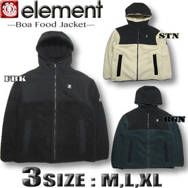 エレメント ジャケット アウター ELEMENT メンズ シープボア パーカー フード ドロップショルダー ビッグシルエット スケボー BC022-781