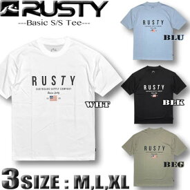 ラスティ Tシャツ メンズ 半袖 RUSTY サーフブランド UVカット 吸汗速乾 【あす楽対応】 913503