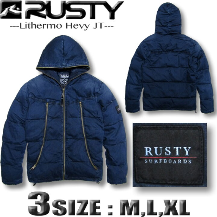 楽天市場】【最短翌日配達】 RUSTY ラスティー メンズ ダウンスタイル 