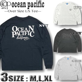 サーフブランド ロンT メンズ OP オーシャンパシフィック ドロップショルダー オーバーサイズ BIG 長袖Tシャツ ocean pacific【あす楽対応】【翌日配達可能なメール便対応】サーフブランド 533082