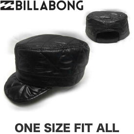 ビラボン キャップ 帽子 BILLABONGビラボンアウトレット ナイロンキルティングワークキャップ【あす楽対応】BLM-1209
