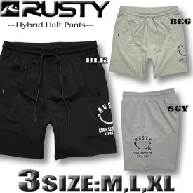 【最短翌日配達】 サーフパンツ メンズ RUSTY 水陸両用 メンズ ラッシュパンツ PEARTEX 水着 ボードショーツ 海パン トランクス 【あす楽対応】914753