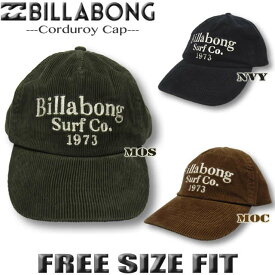 ビラボン キャップ サーフブランド メンズ 帽子 BILLABONG コーデュロイ【あす楽対応】 BB012-929