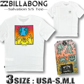 ビラボン Tシャツ メンズ サーフブランド BILLABONG 半袖 KEITH HARING BD011-255