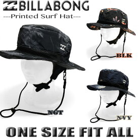【2024年夏新作】ビラボン サーフハット メンズ BILLABONG 帽子 UVハット 紫外線対策 プリント柄 サーフブランド【あす楽対応】BE011-969