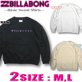 ビラボン レディース トレーナー BILLABONG スウェットシャツ ドロップショルダー オーバーサイズ サーフブランド アウトレット SALE セール 【あす楽対応】BB013-001