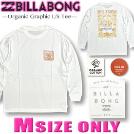 ビラボン レディース ロンT BILLABONG サーフブランド 長袖Tシャツ オーガニックコットン ロングスリーブ ビッグシルエット ルーズフィット ドロップショルダー ゆったり アウトレット 【あす楽対応】 BC014-053