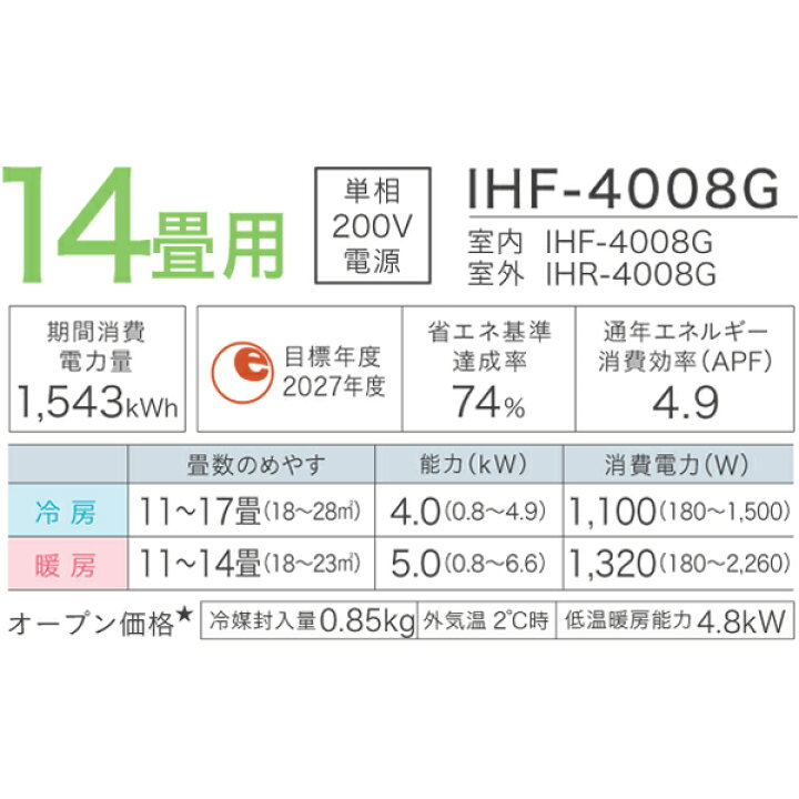 楽天市場】アイリスオーヤマ ルームエアコン airwill スタンダード 