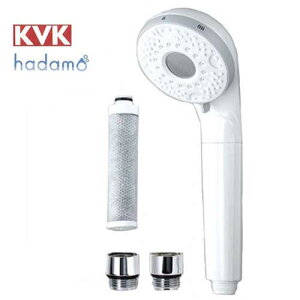 KVK ケーブイケー ウルトラファインバブル浄水シャワーヘッド PZS370JS パールホワイト 浄水カートリッジ ファインバブル hadmo care ハダモ