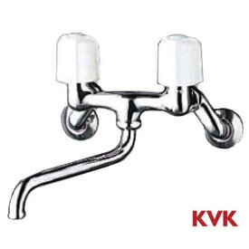 《あす楽対応》 KVK ケーブイケー 2ハンドル混合栓 KM13N2 170mmパイプ付 エコこま 水栓