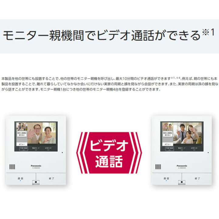 楽天市場】Panasonic テレビドアホン 2-7タイプ VL-SVD505KS 一式 
